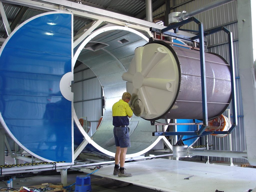 Rotational molding machines